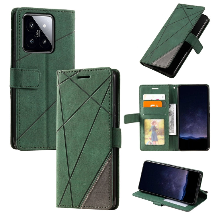 Custodia portafoglio in pelle flip per Xiaomi 14 Ultra