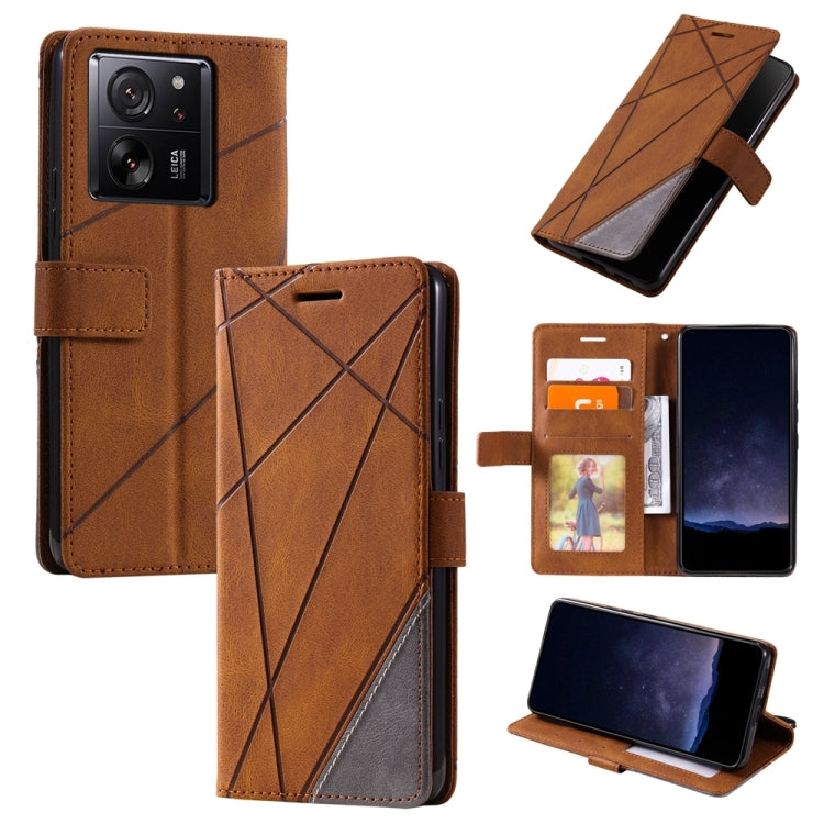 Custodia portafoglio in pelle flip per Xiaomi Redmi 13C