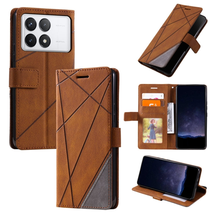 Custodia portafoglio in pelle flip per Xiaomi Redmi A3