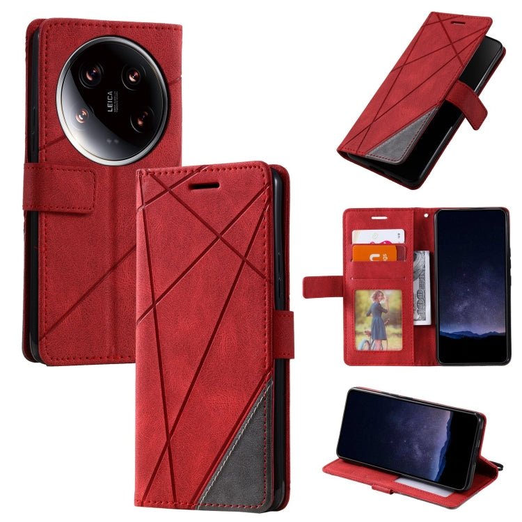 Custodia portafoglio in pelle flip per Xiaomi 14 Ultra