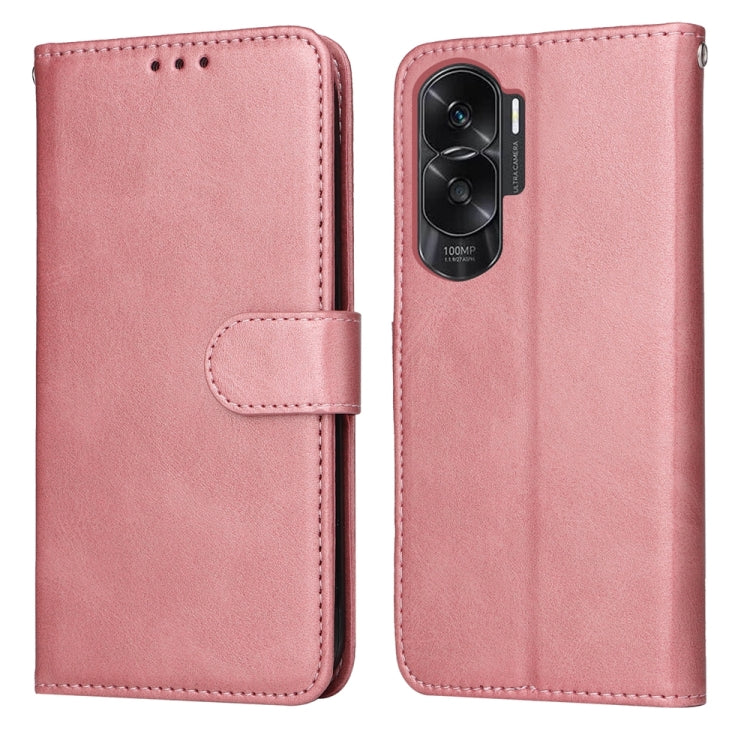 Custodia per telefono in pelle a conchiglia con struttura in vitello classico, For Honor Play 50 Plus, For Honor X6a, For Honor X50, For Honor X50i 5G