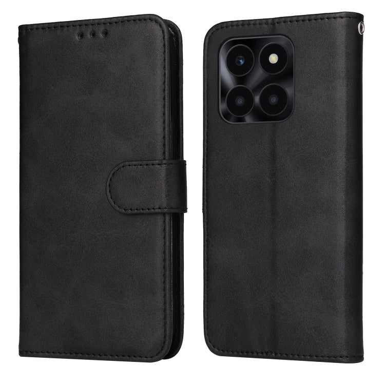Custodia per telefono in pelle a conchiglia con struttura in vitello classico, For Honor Play 50 Plus, For Honor X6a, For Honor X50, For Honor X50i 5G