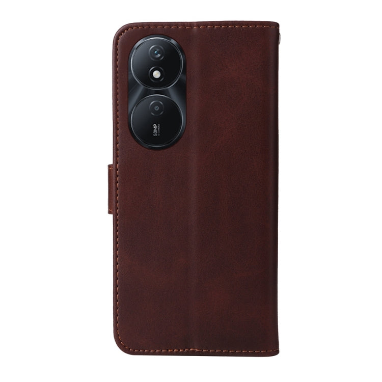Custodia per telefono in pelle a conchiglia con struttura in vitello classico, For Honor Play 50 Plus, For Honor X6a, For Honor X50, For Honor X50i 5G