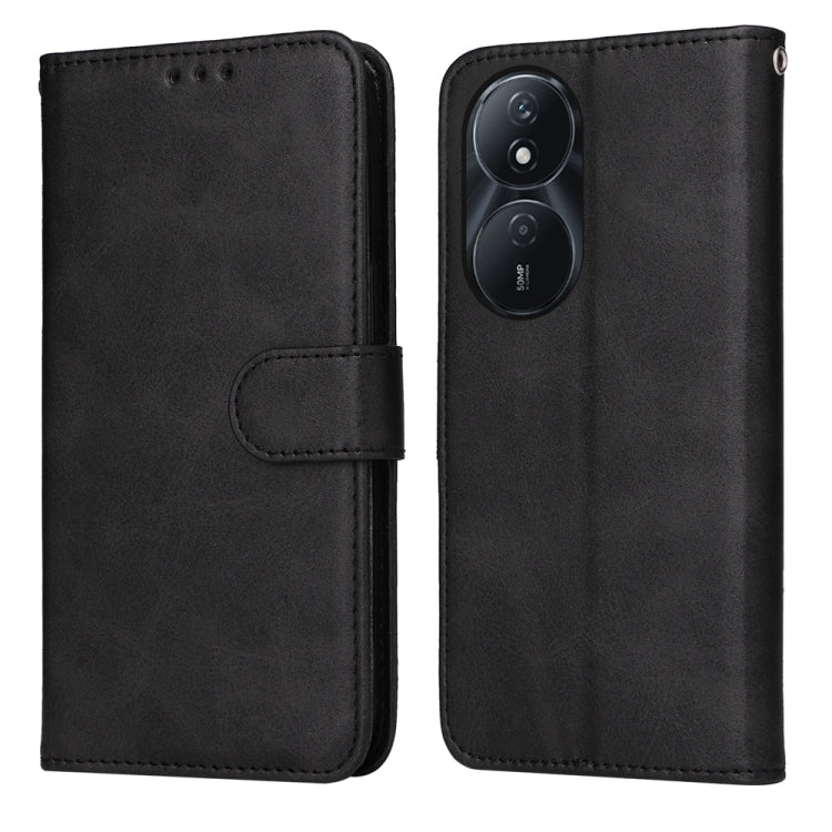 Custodia per telefono in pelle a conchiglia con struttura in vitello classico, For Honor Play 50 Plus, For Honor X6a, For Honor X50, For Honor X50i 5G