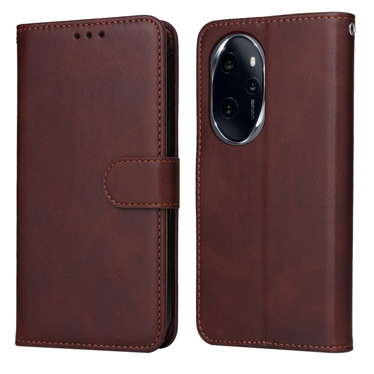 Custodia per telefono in pelle a conchiglia con struttura in vitello classico, For Honor 90 GT, For Honor 100 Pro, For Honor 100, For Honor X50i+
