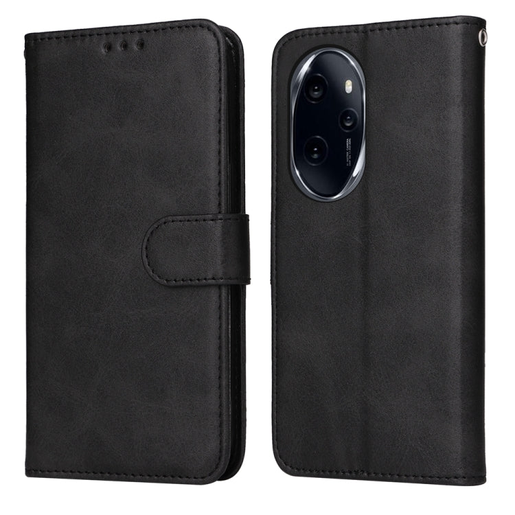 Custodia per telefono in pelle a conchiglia con struttura in vitello classico, For Honor 90 GT, For Honor 100 Pro, For Honor 100, For Honor X50i+