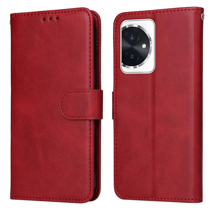 Custodia per telefono in pelle a conchiglia con struttura in vitello classico, For Honor 90 GT, For Honor 100 Pro, For Honor 100, For Honor X50i+