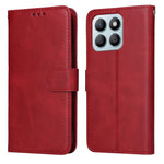Custodia per telefono in pelle a conchiglia con struttura in vitello classico, For Honor 200 Pro, For Honor 200 Lite Global, For Honor Magic6 Pro, For Honor X8b