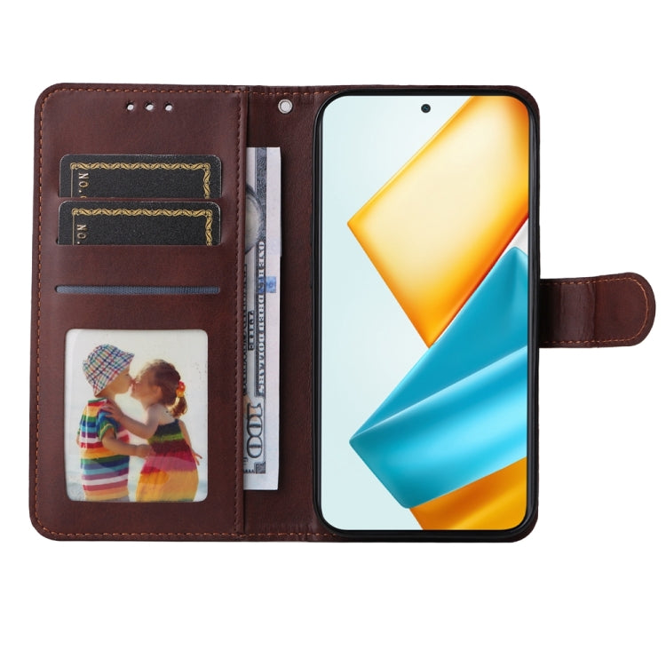 Custodia per telefono in pelle a conchiglia con struttura in vitello classico, For Honor 90 GT, For Honor 100 Pro, For Honor 100, For Honor X50i+