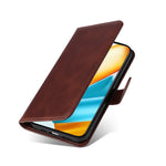 Custodia per telefono in pelle a conchiglia con struttura in vitello classico, For Honor 90 GT, For Honor 100 Pro, For Honor 100, For Honor X50i+