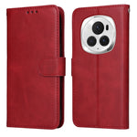 Custodia per telefono in pelle a conchiglia con struttura in vitello classico, For Honor 200 Pro, For Honor 200 Lite Global, For Honor Magic6 Pro, For Honor X8b