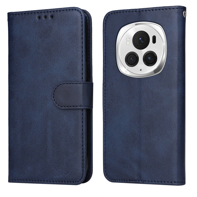 Custodia per telefono in pelle a conchiglia con struttura in vitello classico, For Honor 200 Pro, For Honor 200 Lite Global, For Honor Magic6 Pro, For Honor X8b