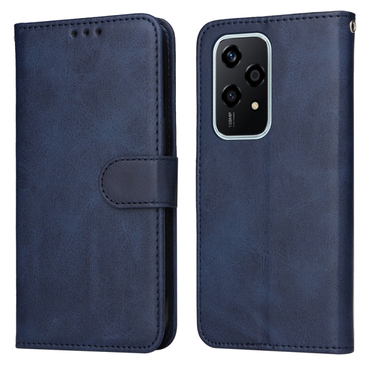Custodia per telefono in pelle a conchiglia con struttura in vitello classico, For Honor 200 Pro, For Honor 200 Lite Global, For Honor Magic6 Pro, For Honor X8b