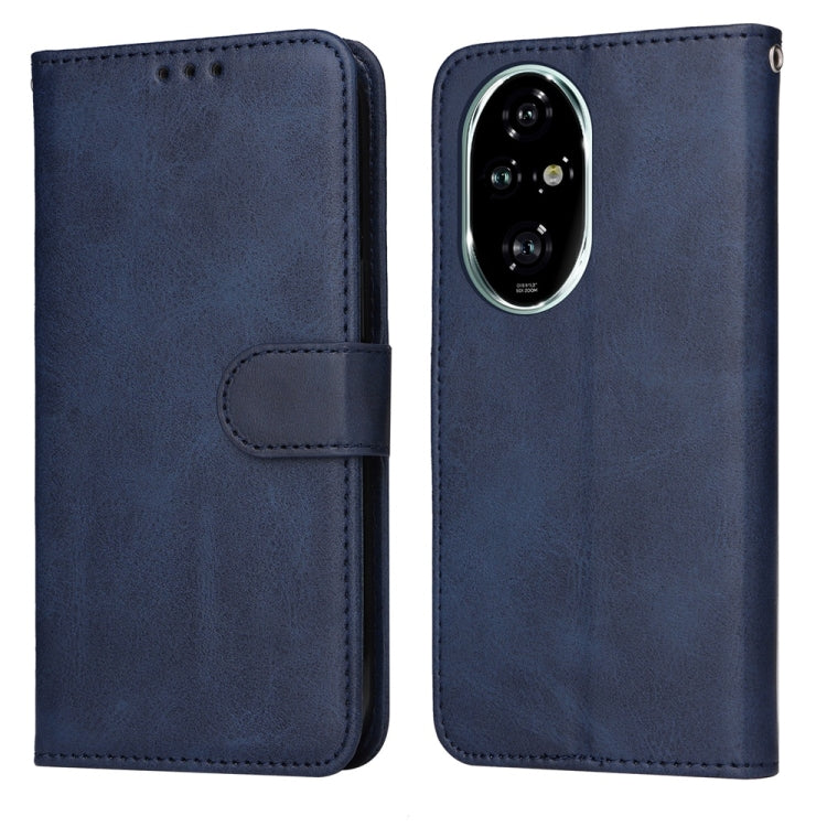 Custodia per telefono in pelle a conchiglia con struttura in vitello classico, For Honor 200 Pro, For Honor 200 Lite Global, For Honor Magic6 Pro, For Honor X8b