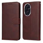 Custodia per telefono in pelle a conchiglia con struttura in vitello classico, For Honor Magic7, For Honor X60i, For Honor Play 60 Plus, For Honor 200