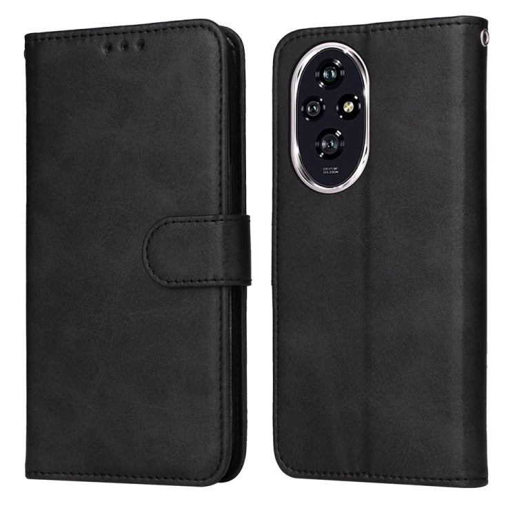 Custodia per telefono in pelle a conchiglia con struttura in vitello classico, For Honor Magic7, For Honor X60i, For Honor Play 60 Plus, For Honor 200