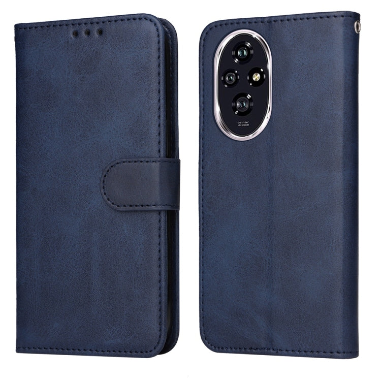 Custodia per telefono in pelle a conchiglia con struttura in vitello classico, For Honor Magic7, For Honor X60i, For Honor Play 60 Plus, For Honor 200