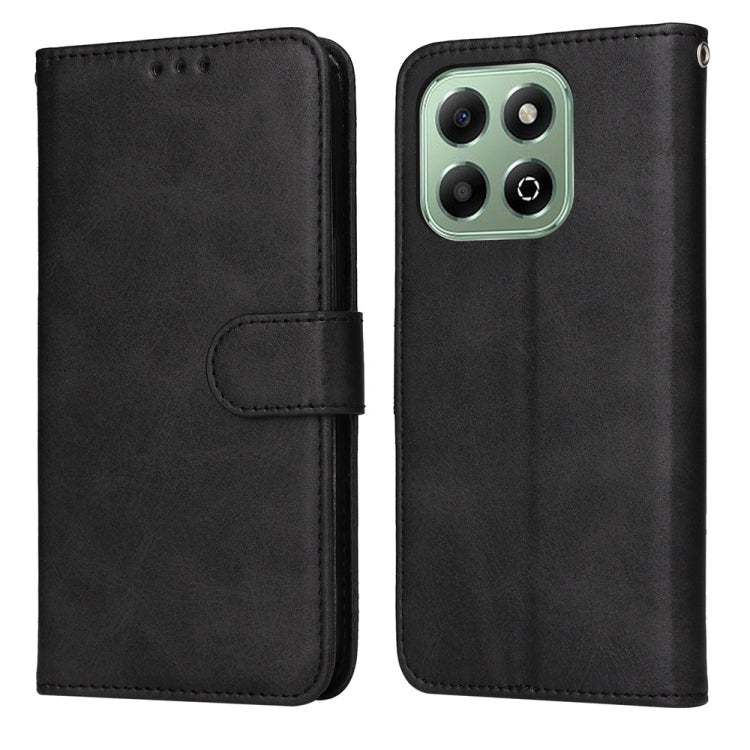 Custodia per telefono in pelle a conchiglia con struttura in vitello classico, For Honor X5c Plus, For Honor X70 5G, For Honor X6b 4G / X6c 4G / X5b / X5b Plus, For Honor Play 60