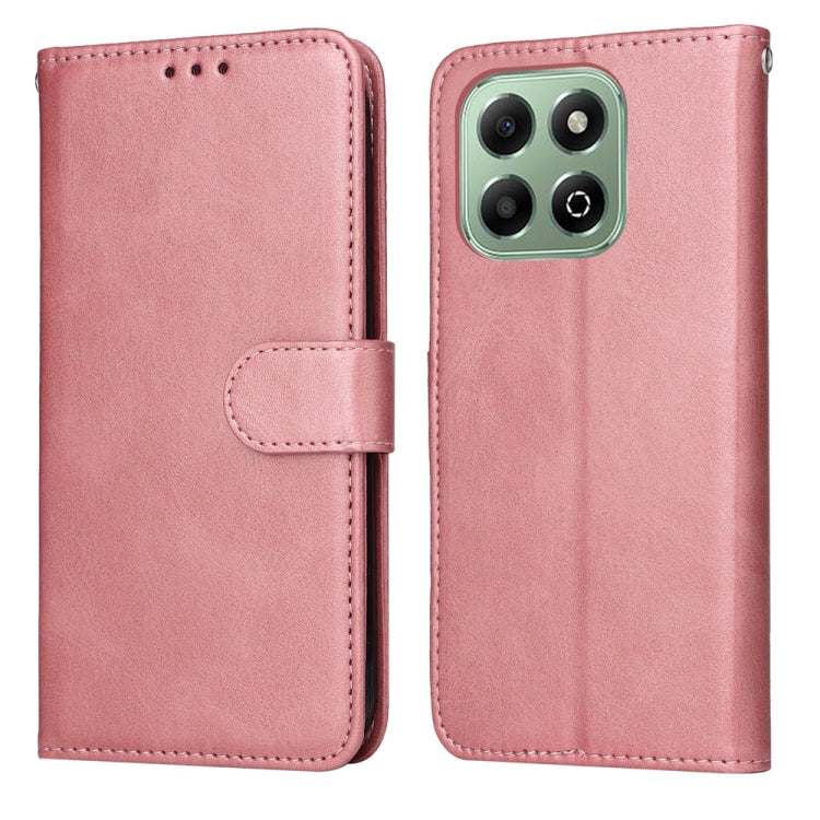 Custodia per telefono in pelle a conchiglia con struttura in vitello classico, For Honor X5c Plus, For Honor X70 5G, For Honor X6b 4G / X6c 4G / X5b / X5b Plus, For Honor Play 60