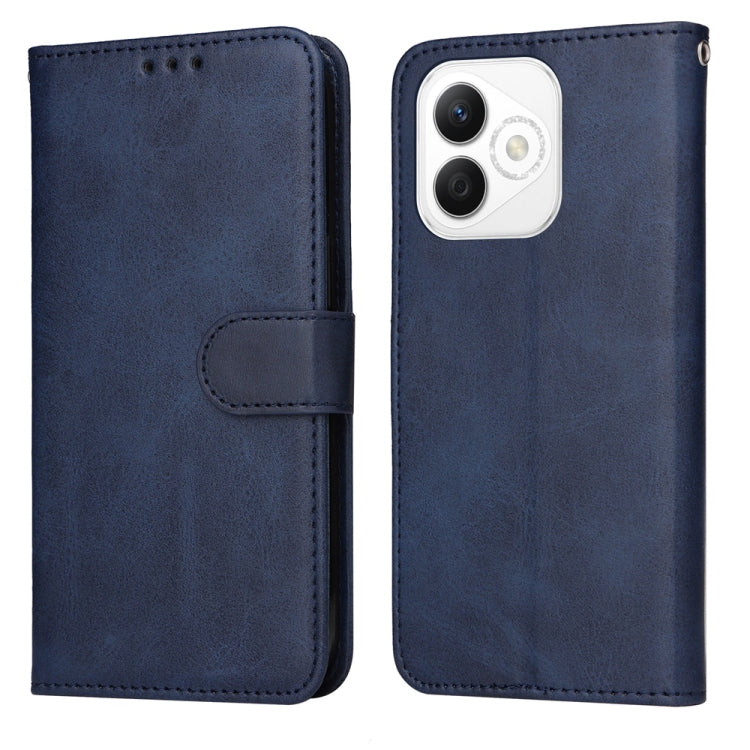 Custodia per telefono in pelle a conchiglia con struttura in vitello classico, For Honor Magic7, For Honor X60i, For Honor Play 60 Plus, For Honor 200