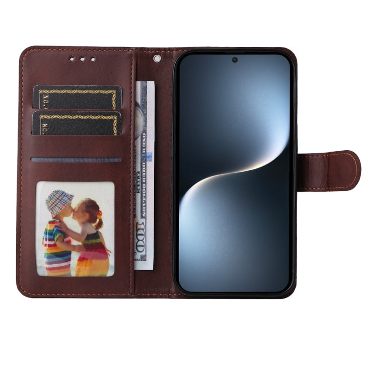 Custodia per telefono in pelle a conchiglia con struttura in vitello classico, For Honor Magic7, For Honor X60i, For Honor Play 60 Plus, For Honor 200