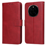 Custodia per telefono in pelle a conchiglia con struttura in vitello classico, For Honor Magic7, For Honor X60i, For Honor Play 60 Plus, For Honor 200