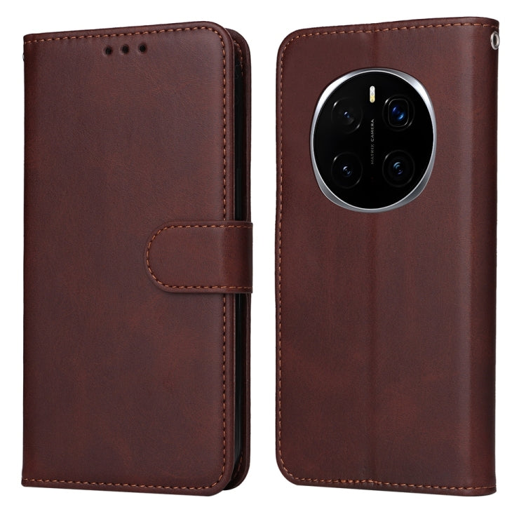 Custodia per telefono in pelle a conchiglia con struttura in vitello classico, For Honor 300 Pro, For Honor 300, For Honor X9c / Magic7 Lite, For Honor Magic7 Pro