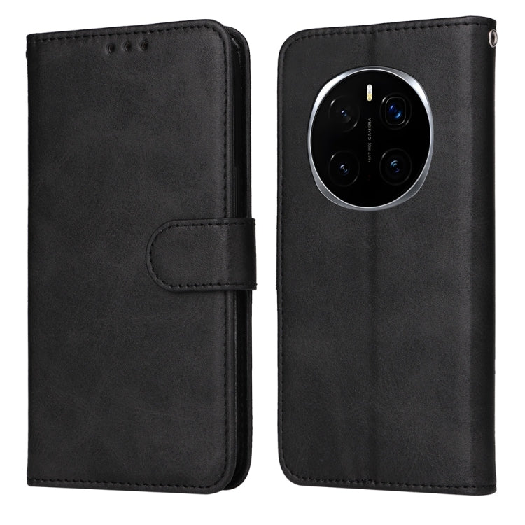 Custodia per telefono in pelle a conchiglia con struttura in vitello classico, For Honor 300 Pro, For Honor 300, For Honor X9c / Magic7 Lite, For Honor Magic7 Pro