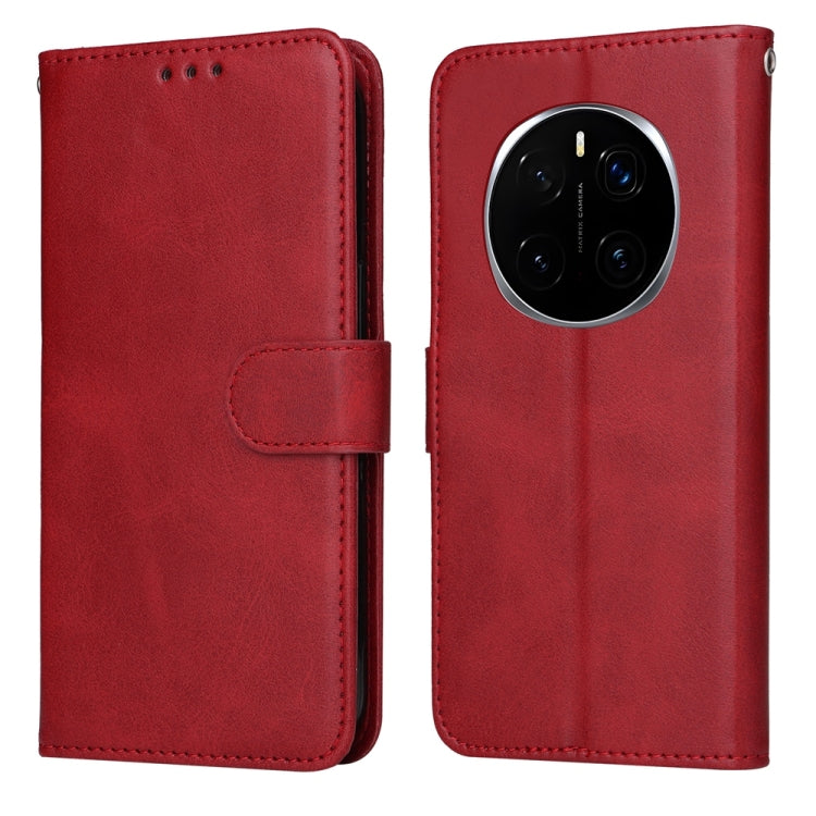 Custodia per telefono in pelle a conchiglia con struttura in vitello classico, For Honor 300 Pro, For Honor 300, For Honor X9c / Magic7 Lite, For Honor Magic7 Pro