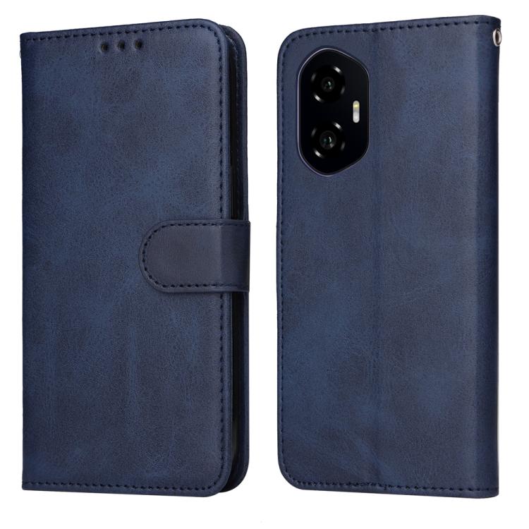 Custodia per telefono in pelle a conchiglia con struttura in vitello classico, For Honor 300 Pro, For Honor 300, For Honor X9c / Magic7 Lite, For Honor Magic7 Pro