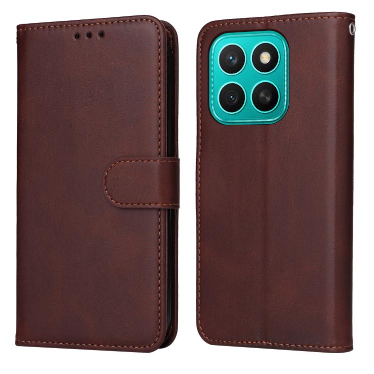 Custodia per telefono in pelle a conchiglia con struttura in vitello classico, For Honor 400 Lite Global, For Honor 400 Global 156.5mm, For Honor X8c 4G, For Honor 300 Ultra