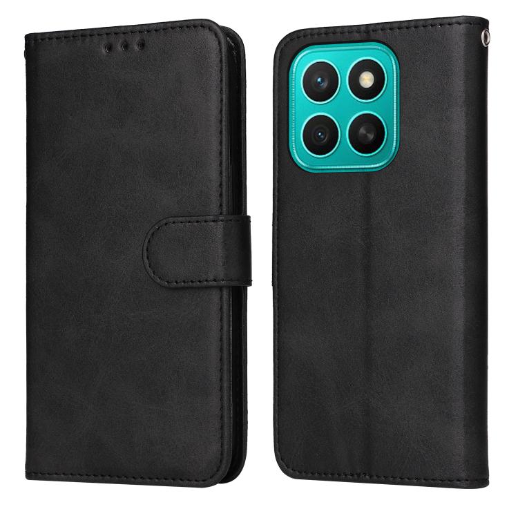Custodia per telefono in pelle a conchiglia con struttura in vitello classico, For Honor 400 Lite Global, For Honor 400 Global 156.5mm, For Honor X8c 4G, For Honor 300 Ultra