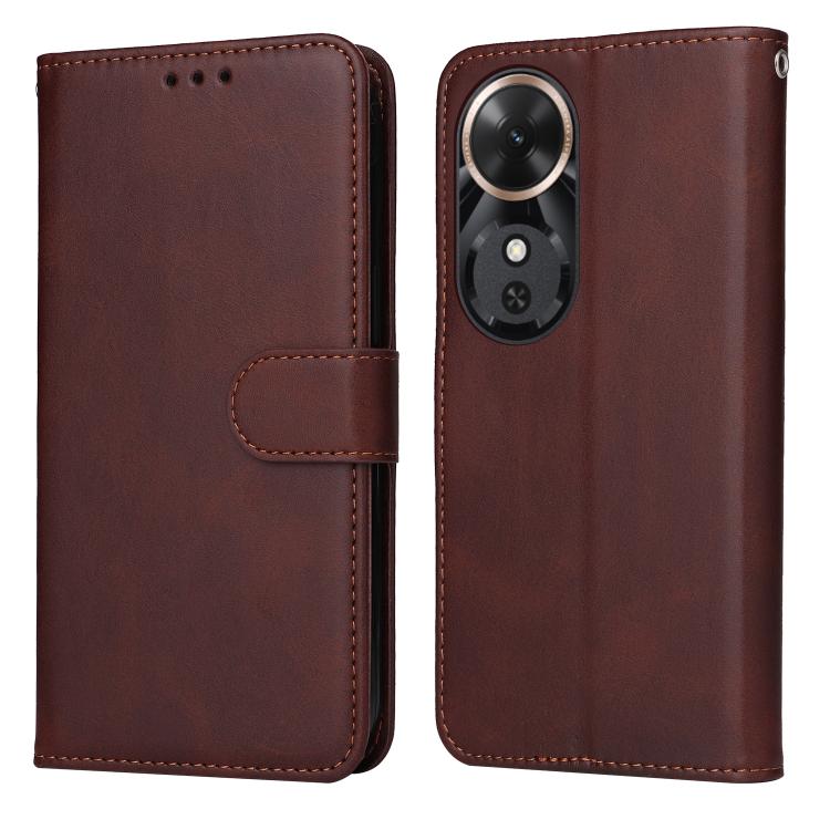 Custodia per telefono in pelle a conchiglia con struttura in vitello classico, For Honor X5c Plus, For Honor X70 5G, For Honor X6b 4G / X6c 4G / X5b / X5b Plus, For Honor Play 60