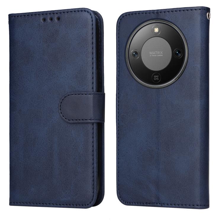 Custodia per telefono in pelle a conchiglia con struttura in vitello classico, For Honor X5c Plus, For Honor X70 5G, For Honor X6b 4G / X6c 4G / X5b / X5b Plus, For Honor Play 60