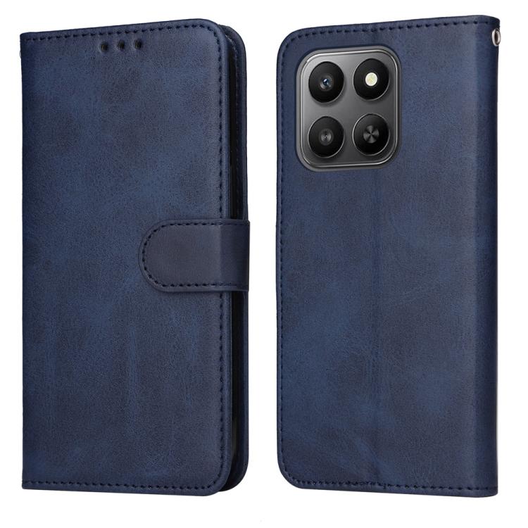 Custodia per telefono in pelle a conchiglia con struttura in vitello classico, For Honor Magic8, For Honor 400 Smart 5G / X7d 4G / Play 10T 5G, For Honor Play10 4G, For Honor Play 70 Plus