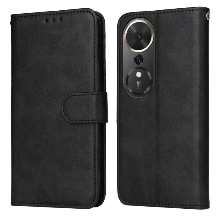 Custodia per telefono in pelle a conchiglia con struttura in vitello classico, For Honor Magic8, For Honor 400 Smart 5G / X7d 4G / Play 10T 5G, For Honor Play10 4G, For Honor Play 70 Plus