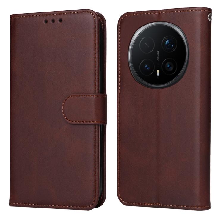 Custodia per telefono in pelle a conchiglia con struttura in vitello classico, For Honor X6d 5G / Play 60A 5G, For Honor X8d 4G, For Honor 500 / 500 Pro Global 155.8mm, For Honor Magic8 Pro