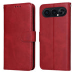 Custodia per telefono in pelle a conchiglia con struttura in vitello classico, For Honor X6d 5G / Play 60A 5G, For Honor X8d 4G, For Honor 500 / 500 Pro Global 155.8mm, For Honor Magic8 Pro