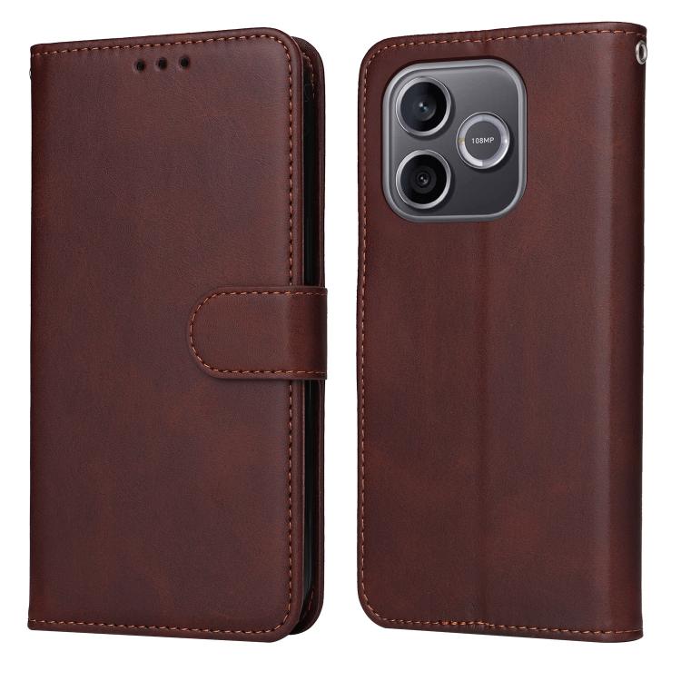 Custodia per telefono in pelle a conchiglia con struttura in vitello classico, For Honor 600 Smart 5G, For Honor Play 80 Plus 5G, For Honor 600 Global / 600 Pro Global, For Honor 600 Lite Global