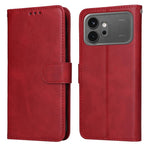 Custodia per telefono in pelle a conchiglia con struttura in vitello classico, For Honor 600 Smart 5G, For Honor Play 80 Plus 5G, For Honor 600 Global / 600 Pro Global, For Honor 600 Lite Global