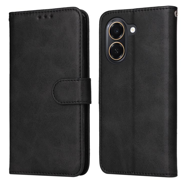 Custodia per telefono in pelle a conchiglia con struttura in vitello classico, For Honor 600 Smart 5G, For Honor Play 80 Plus 5G, For Honor 600 Global / 600 Pro Global, For Honor 600 Lite Global