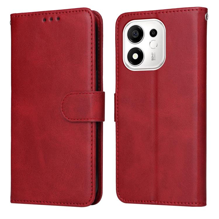 Custodia per telefono in pelle a conchiglia con struttura in vitello classico, For Honor 600 Smart 5G, For Honor Play 80 Plus 5G, For Honor 600 Global / 600 Pro Global, For Honor 600 Lite Global