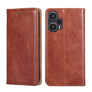 Custodia per telefono in pelle magnetica tinta unita lucida olio, For Xiaomi Redmi Note 12 Turbo, For Xiaomi Redmi Note 12S 4G, For Xiaomi 13 Ultra 5G, For Xiaomi Civi 3 5G