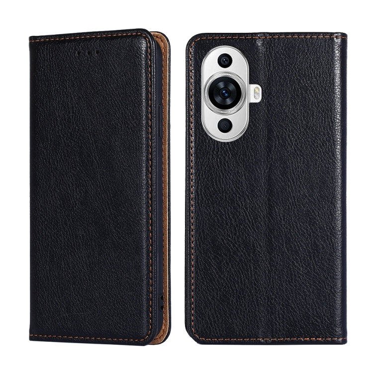 Custodia per telefono in pelle magnetica tinta unita lucida olio, For Huawei nova 11 4G, For Huawei Enjoy 60X, For Huawei Enjoy 60 Pro / nova 11i, For Huawei nova 11 Pro 4G / 11 Ultra 4G