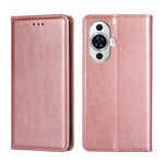 Custodia per telefono in pelle magnetica tinta unita lucida olio, For Huawei nova 11 4G, For Huawei Enjoy 60X, For Huawei Enjoy 60 Pro / nova 11i, For Huawei nova 11 Pro 4G / 11 Ultra 4G