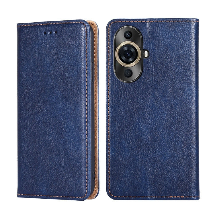 Custodia per telefono in pelle magnetica tinta unita lucida olio, For Huawei nova 11 4G, For Huawei Enjoy 60X, For Huawei Enjoy 60 Pro / nova 11i, For Huawei nova 11 Pro 4G / 11 Ultra 4G