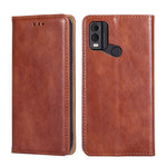 Custodia per telefono in pelle magnetica tinta unita lucida olio, For Nokia C12, For Nokia G42 5G, For Nokia C22, For Nokia C32