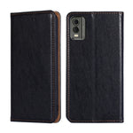 Custodia per telefono in pelle magnetica tinta unita lucida olio, For Nokia C12, For Nokia G42 5G, For Nokia C22, For Nokia C32