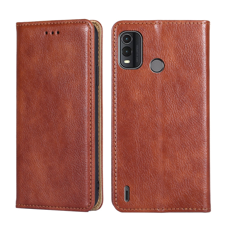 Custodia per telefono in pelle magnetica tinta unita lucida olio, For Nokia G11 Plus, For Nokia C300 4G US, For Nokia C110 4G, For Nokia C02 TA-1522
