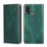 Custodia per telefono in pelle magnetica tinta unita lucida olio, For Nokia G11 Plus, For Nokia C300 4G US, For Nokia C110 4G, For Nokia C02 TA-1522